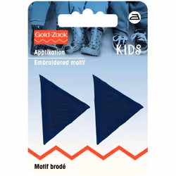 Prym Triangular Patch Motif  Small - Dark Blue - per pack of 2