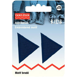 Prym Triangular Patch Motif  Small - Dark Blue - per pack of 2