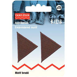 Prym Triangular Patch Motif  Small - Brown - per pack of 2