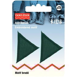 Prym Triangular Patch Motif  Small - Dark Green - per pack of 2