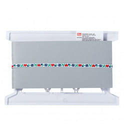 Prym 10mm Woven Jacquard Trim White - per metre