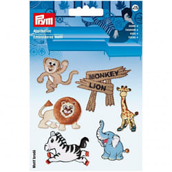 Prym Patch Motif Zoo - per pack of 6