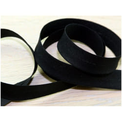 Prym 12mm Cotton Bias Binding Tape Black - per metre