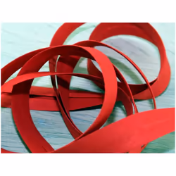 Prym 30mm Cotton Bias Binding Tape Red - per metre