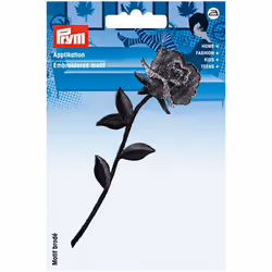 Prym Patch Motif Rose With Stem - each