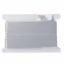 Prym 10mm Woven Braid Trim Silver - per metre