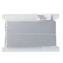 Prym 10mm Woven Braid Trim Silver - per metre