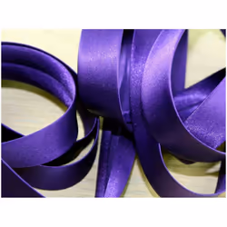 Prym 20mm Duchesse Satin Bias Binding Tape Purple - per metre