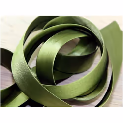Prym 20mm Duchesse Satin Bias Binding Tape Olive - per metre