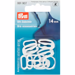 Prym Bra Strap Accessories White - per pack of 10