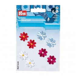 Prym Patch Motif Flowers - per pack of 8