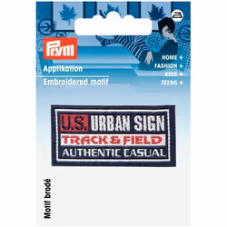 Prym Patch Motif U.S. Urban Sign - each