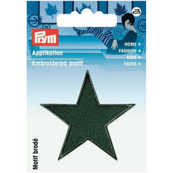 Prym Star Patch Motif  Green - per pack of 2