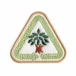 Prym Recycled Plastic Patch Motif Triangle Tree - each