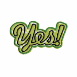 Prym Recycled Plastic Patch Motif Inscription Yes - each