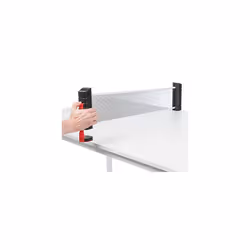 40461 - Extendable table tennis net, for easy mounting on table tops, ideal for on the go, on holiday or in the garden