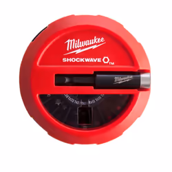 Milwaukee 4932430904 Screwdriver Bit Set Puck Shockwave 15 Piece, Red/Black