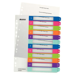 Esselte 1244-00-00 Numeric tab index Polypropylene (PP) Multicolour