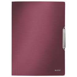 Leitz Style 3-Flap Polypropylene (PP) Red A4