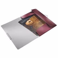 Leitz Style 3-Flap Polypropylene (PP) Red A4