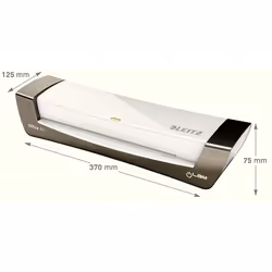 Leitz iLAM Laminator Office A4 Hot laminator 400 mm/min Silver, White