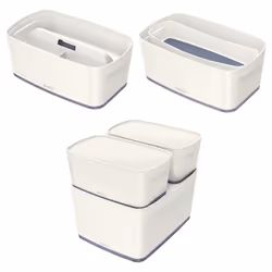Esselte 5229-10-01 Storage tray Rectangular Acrylonitrile butadiene styrene (ABS) Grey, White