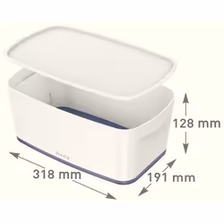Esselte 5229-10-01 Storage tray Rectangular Acrylonitrile butadiene styrene (ABS) Grey, White