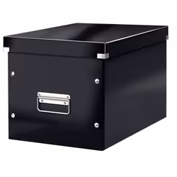 Leitz Click & Store WOW, Storage box, Black, Rectangular, Polypropylene (PP), Monochromatic, Indoor