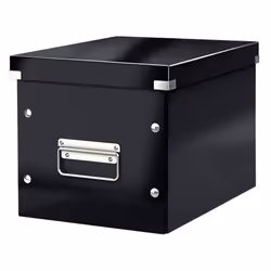 Leitz Click & Store WOW, Storage box, Black, Rectangular, Polypropylene (PP), Monochromatic, Indoor