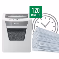 Leitz IQ Office Cross paper shredder Cross shredding 55 dB 22.3 cm White - Additional view 5
