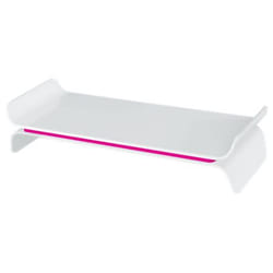 Leitz 65040023 monitor mount / stand 68.6 cm (27") Desk Pink, White
