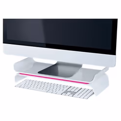 Leitz 65040023 monitor mount / stand 68.6 cm (27") Desk Pink, White - Additional view 4
