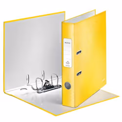 Leitz Lever Arch File 180 WOW A4 50mm Yellow (Pack 10) - 10060016 DD