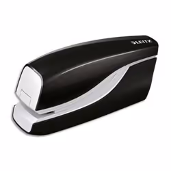 Leitz WOW, Standard clinch, Front, 10 staples, Black, Battery, 500 mm