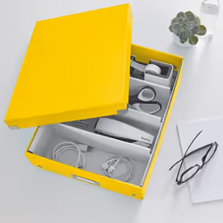 Leitz Click & Store WOW Storage box Rectangular Polypropylene (PP) Yellow