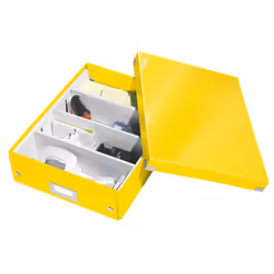 Leitz Click & Store WOW Storage box Rectangular Polypropylene (PP) Yellow
