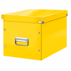 Leitz Click & Store WOW, Storage box, Yellow, Rectangular, Polypropylene (PP), Monochromatic, Indoor