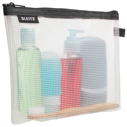 Wow Cosmetic Travel Pouch, Water Resistant, Ideal Toiletry Bag, Suitable for Travel, 24x17x3cm - Black