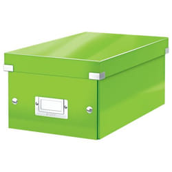 Leitz Click & Store WOW optical disc storage box 40 discs Green Hardboard