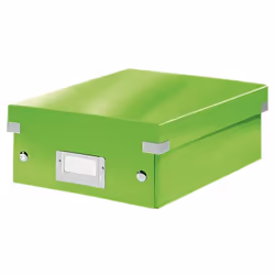 Leitz Click & Store WOW, Hardboard, Polypropylene (PP), Green, 220 x 282 x 100 mm, 580 g, 1 pc(s)