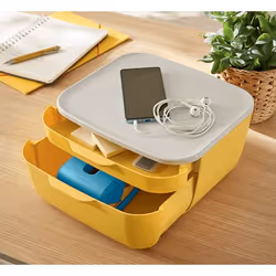 Leitz 53570019 desk tray/organizer Polystyrene (PS) White, Yellow