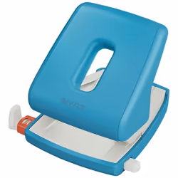 Leitz 50040061, 30 sheets, Blue, Metal, 8 cm, 5.5 mm, A4, A5, A6, Folio, US-Quart, 8 x 8 x 8 cm