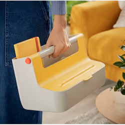 Leitz 61250019 storage box Rectangular Acrylonitrile butadiene styrene (ABS) White, Yellow - Additional view 4