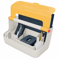 Leitz 61250019 storage box Rectangular Acrylonitrile butadiene styrene (ABS) White, Yellow - Additional view 7