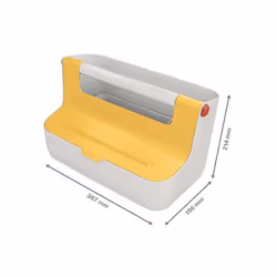 Leitz 61250019 storage box Rectangular Acrylonitrile butadiene styrene (ABS) White, Yellow - Additional view 8