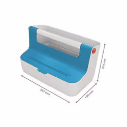 Leitz 61250061 storage box Rectangular Acrylonitrile butadiene styrene (ABS) Blue, White - Additional view 8