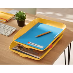 Leitz 53581019 desk tray/organizer Polystyrene (PS) Yellow