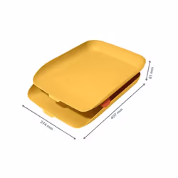 Leitz 53581019 desk tray/organizer Polystyrene (PS) Yellow
