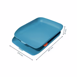 Leitz 53581061 desk tray/organizer Polystyrene (PS) Blue