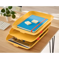 Leitz 53582019 desk tray/organizer Polystyrene (PS) Yellow